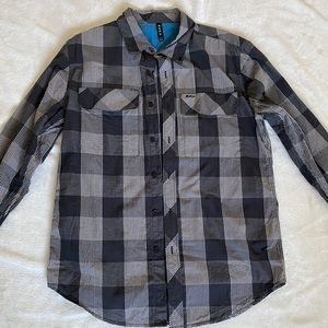 RVCA Men Button Down Shirt